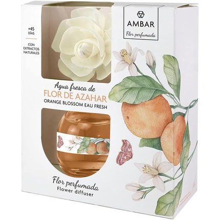 Ambar Ambientador Difusor Agua Fresca Flor de Azahar 60ml Ambar Ambientador Difusor Agua Fresca Flor de Azahar 60ml