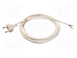 AS SCHWABE Cable de alimentación H03VVH2-F 2x0,75mm2 1,5m