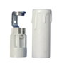 GSC Evolution Portalámparas vela lágrima E14 65mm Blanco