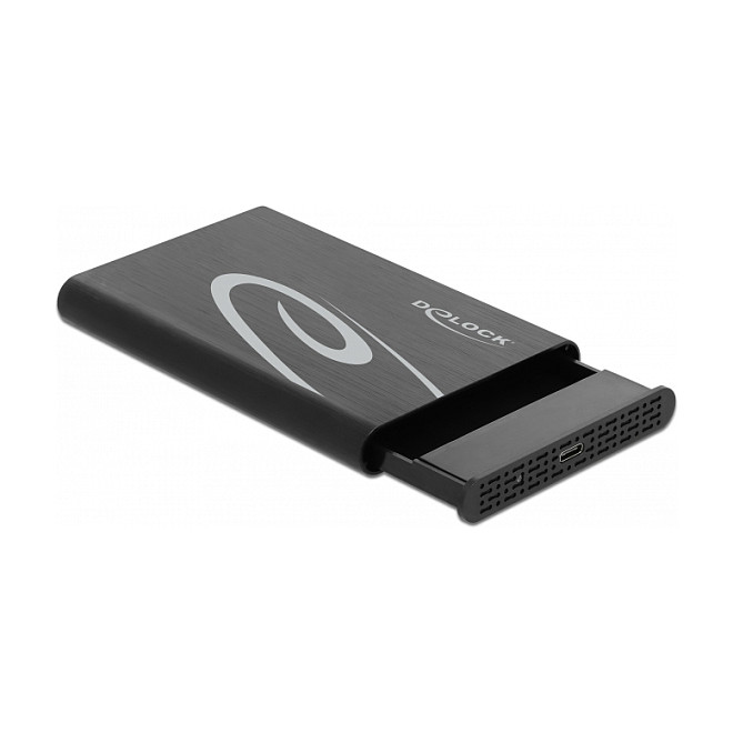 DeLOCK Carcasa externa para HDD/SSD SATA de 2.5 pulg. con SuperSpeed USB 10 Gbps (USB 3.1 Gen 2)