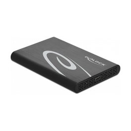 DeLOCK Carcasa externa para HDD/SSD SATA de 2.5 pulg. con SuperSpeed USB 10 Gbps (USB 3.1 Gen 2)
