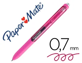 Papermate Inkjoy Bolígrafo de Gel Retráctil Trazo 0,7 mm Cereza