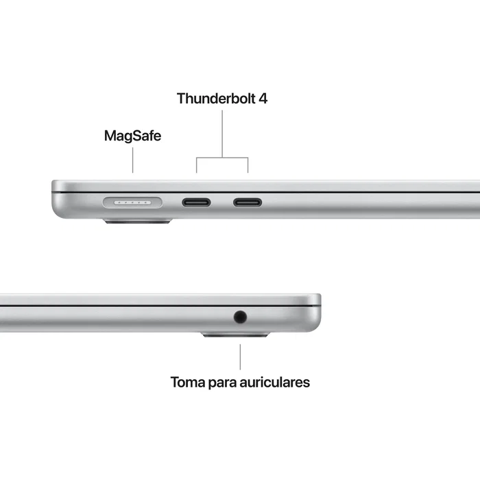 Apple MacBook Air 13,6 pulgadas M5 16GB 512GB SSD Plata