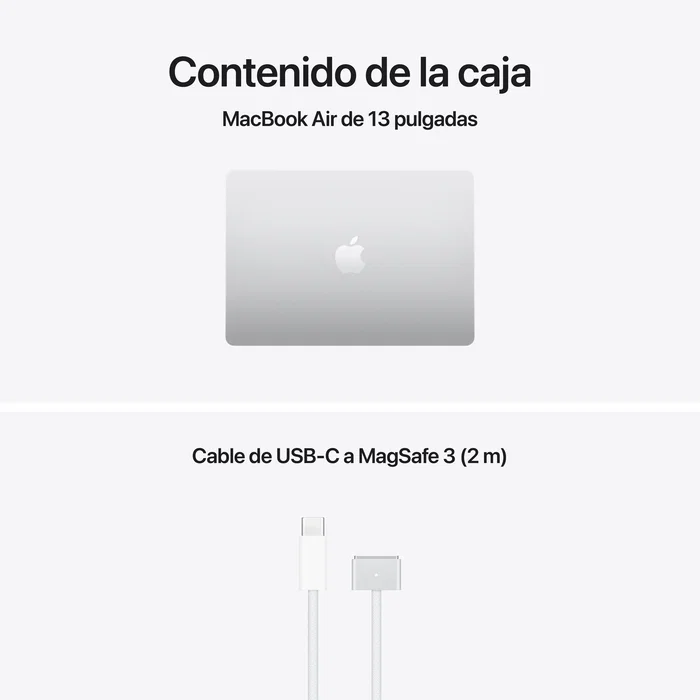 Apple MacBook Air 13,6 pulgadas M5 16GB 512GB SSD Plata
