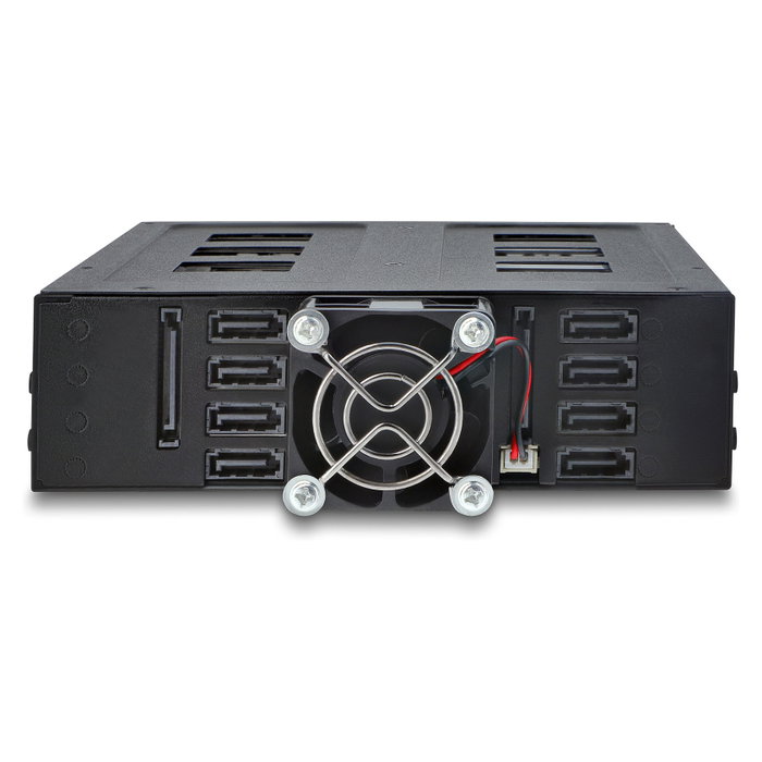 DeLOCK Bandeja para disco duro 5.25 pulg. para 8 x 2.5 pulg. SATA o SAS con cierre DeLOCK Bandeja para disco duro 5.25 pulg. para 8 x 2.5 pulg. SATA o SAS con cierre
