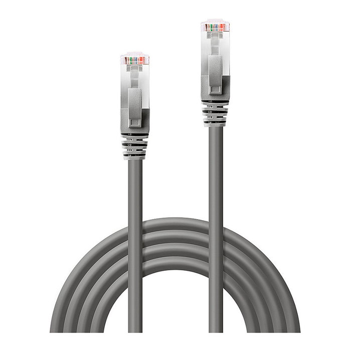 Lindy Cable Ethernet CROMO Cat.6 S/FTP 1m Gris con conectores RJ45 Lindy Cable Ethernet CROMO Cat.6 S/FTP 1m Gris con conectores RJ45