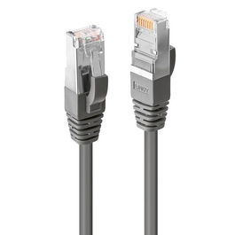 Lindy 1m CROMO Cat.6 S/FTP Cable, Gris, Latiguillo de Red con Conectores RJ45, Blindado, LSZH, 250MHz, 1GBase-T