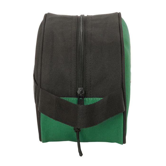 Neceser de Viaje BlackFit8 Varsity Negro Verde 26 x 15 x 12 cm
