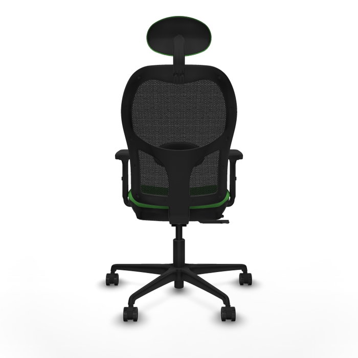 PIQUERAS Y CRESPO Silla de oficina Jorquera Verde con mecanismo Sincro/Traslack