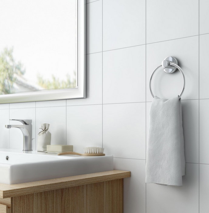 PLUVIA PRO Toallero Anilla Inox Ø16 cm REF 30233