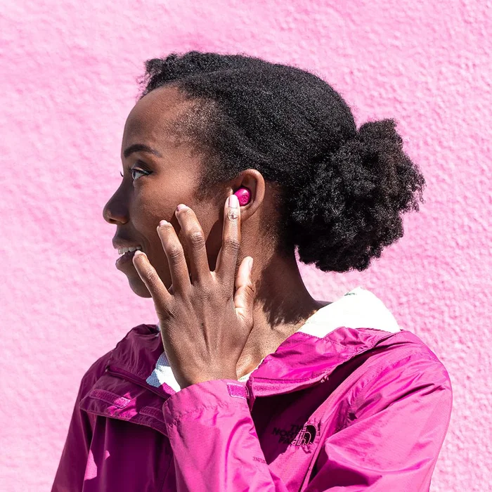 Mini auriculares jlab jbuds inalámbrico bluetooth rosa Mini auriculares jlab jbuds inalámbrico bluetooth rosa