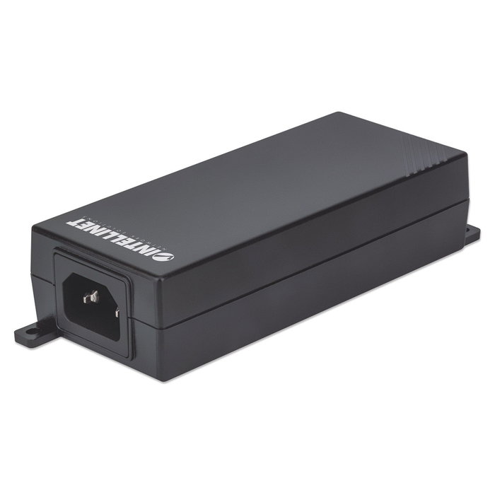 Intellinet 541625 Inyector PoE+ Gigabit 30W, Cumple IEEE 802.3at/af para Cable Ethernet Cat5/Cat5e, Protección Sobretensión/Corto/SC, Certificado CE FCC