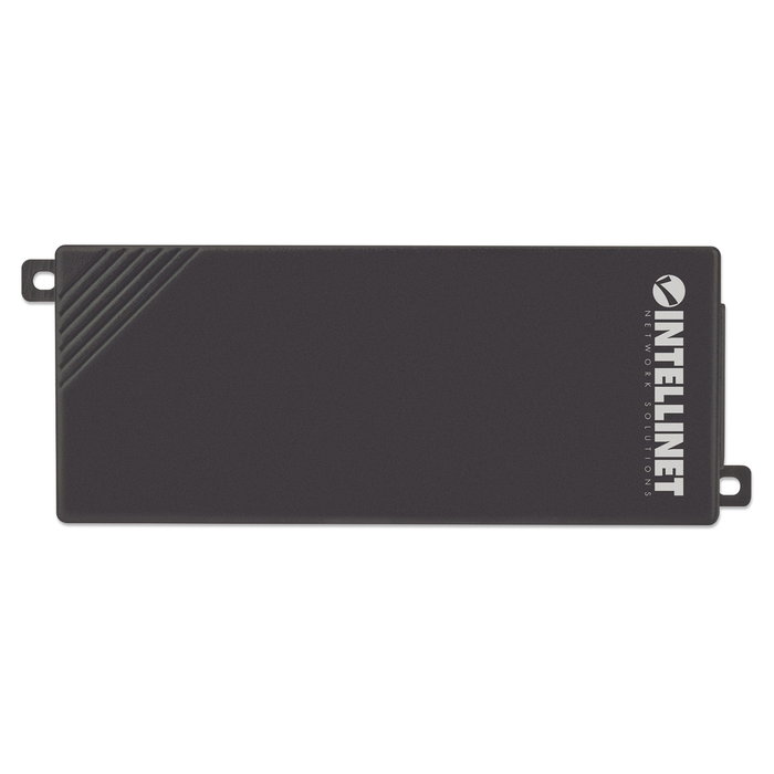 Intellinet 541625 Inyector PoE+ Gigabit 30W, Cumple IEEE 802.3at/af para Cable Ethernet Cat5/Cat5e, Protección Sobretensión/Corto/SC, Certificado CE FCC