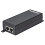 Intellinet 541625 Inyector PoE+ Gigabit 30W, Cumple IEEE 802.3at/af para Cable Ethernet Cat5/Cat5e, Protección Sobretensión/Corto/SC, Certificado CE FCC