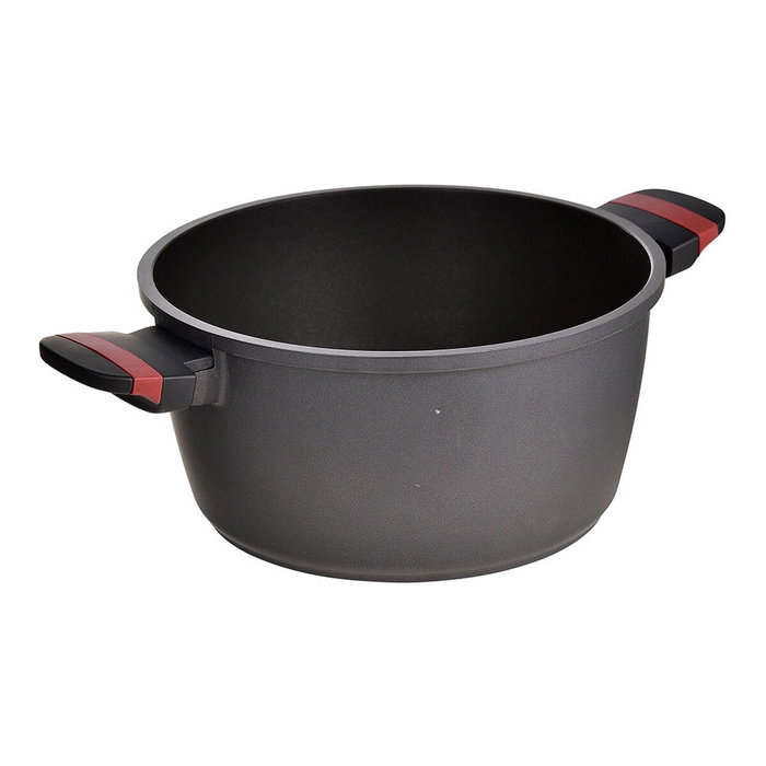 San Ignacio Cacerola Denia Experto de Aluminio Fundido 24 cm con Tapa de Cristal San Ignacio Cacerola Denia Experto de Aluminio Fundido 24 cm con Tapa de Cristal