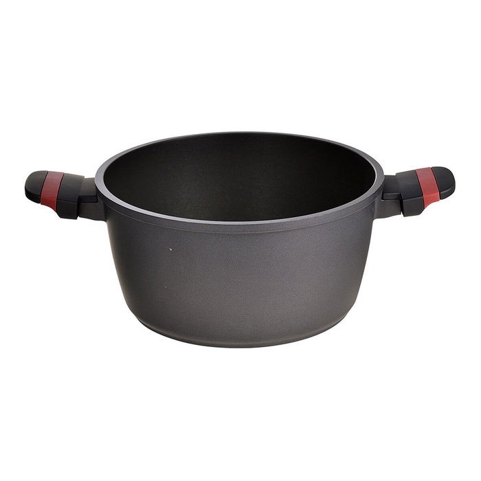 San Ignacio Cacerola Denia Experto de Aluminio Fundido 24 cm con Tapa de Cristal San Ignacio Cacerola Denia Experto de Aluminio Fundido 24 cm con Tapa de Cristal