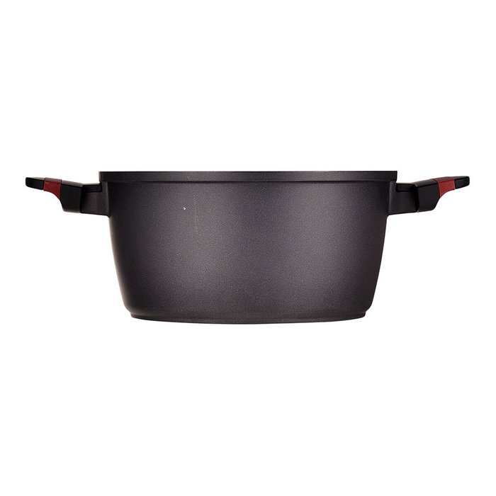 San Ignacio Cacerola Denia Experto de Aluminio Fundido 24 cm con Tapa de Cristal San Ignacio Cacerola Denia Experto de Aluminio Fundido 24 cm con Tapa de Cristal