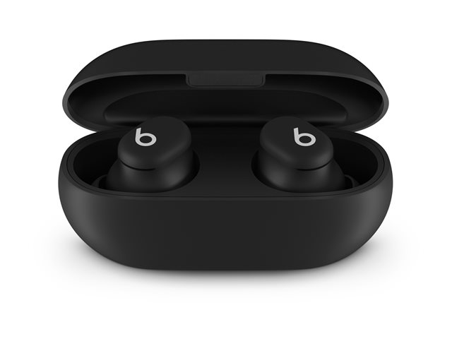 Apple Beats Solo Buds Auriculares Inalámbricos con Micrófono Negro Mate, Bluetooth Class 1, Autonomía 18h