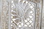 DKD Home Decor Biombo Indio Dorado Blanco 2 x 182 x 156 cm