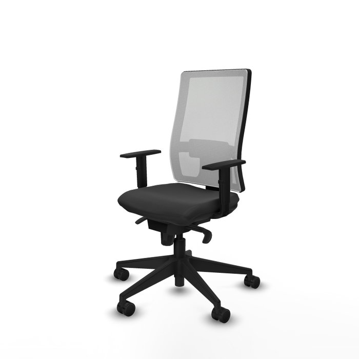 PIQUERAS Y CRESPO Silla de oficina Horna Gris oscuro y Blanco PIQUERAS Y CRESPO Silla de oficina Horna Gris oscuro y Blanco