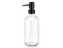 Berilo Dosificador Cristal Redondo Transparente 500 ml Vidrio-Plástico 9.5x21.4x7.4 cm (Set de 12)