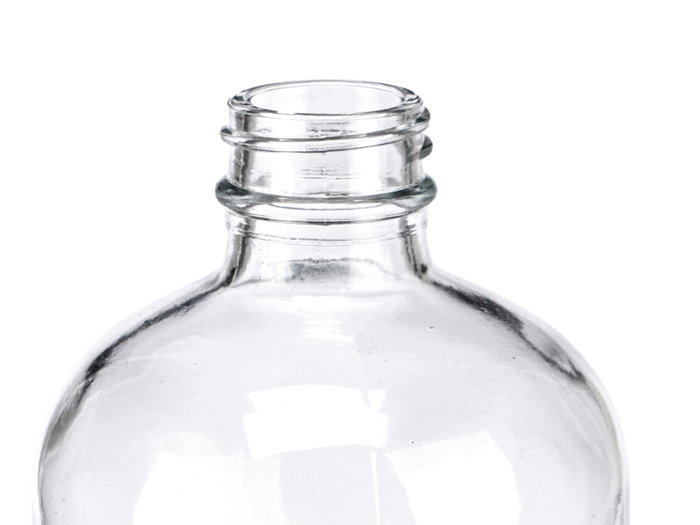 Berilo Dosificador Cristal Redondo Transparente 500 ml Vidrio-Plástico 9.5x21.4x7.4 cm (Set de 12)