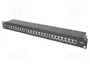 DIGITUS Patch Panel Cat 6A Blindado 24 Puertos 1U