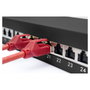 Digitus Patchpanel 1HE RJ-45, 24 Puertos Cat6a Apantallado (Categoría EA) para Montaje en Rack 1U, Color Negro