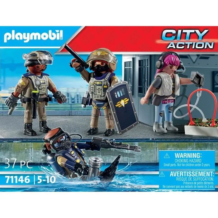 Playmobil Figuras Fuerzas Especiales City Action