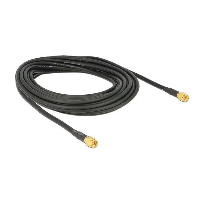 DeLOCK Cable Coaxial LMR195 SMA a SMA 10m DeLOCK Cable Coaxial LMR195 SMA a SMA 10m