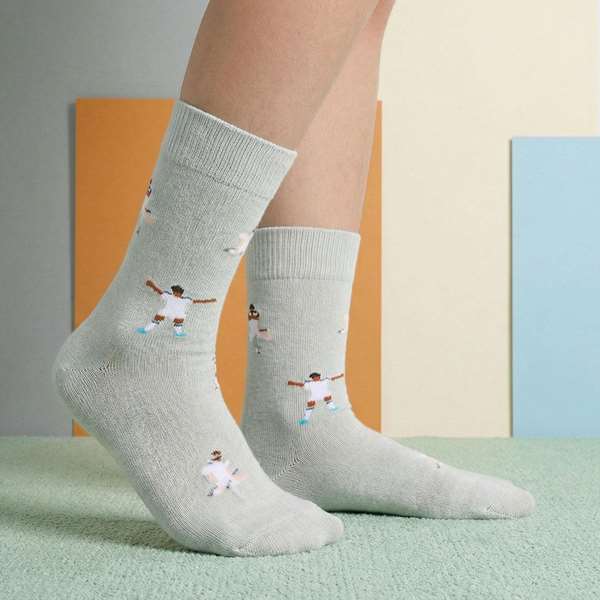 Cerdá Calcetines Adulto Real Madrid, Pack de 6 Pares, Color Gris, Tallas 36/42 y 38/45