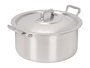KINVARA Cacerola de Aluminio de 18 cm, 2 L, Plata
