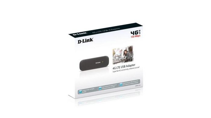 D-Link DWM-222 Módem USB 4G LTE Adaptador de Viaje para Internet Portátil con SIM y Lector microSD, Hasta 150 Mbps