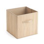 Inde Confortime Cesta Ordenación Bambú/TNT 31x31x31 cm (12 Unidades)