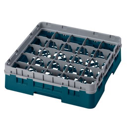 CAMBRO Cesta de lavado 25 comp. Cerceta