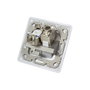 LogiLink Keystone Dose Unterputz 2 módulos, blanco puro