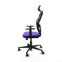 PIQUERAS Y CRESPO Silla de oficina Jorquera Sincro/Traslack Lila/Negro