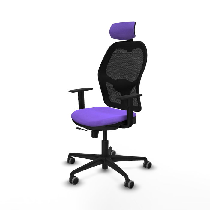 PIQUERAS Y CRESPO Silla de oficina Jorquera Sincro/Traslack Lila/Negro PIQUERAS Y CRESPO Silla de oficina Jorquera Sincro/Traslack Lila/Negro