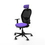 PIQUERAS Y CRESPO Silla de oficina Jorquera Sincro/Traslack Lila/Negro