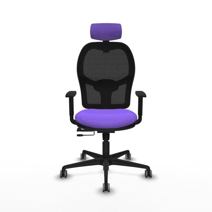 PIQUERAS Y CRESPO Silla de oficina Jorquera Sincro/Traslack Lila/Negro PIQUERAS Y CRESPO Silla de oficina Jorquera Sincro/Traslack Lila/Negro