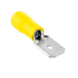 GSC Evolution Bolsa 50u Enchufable macho plano 6,35/4-6mm Amarillo