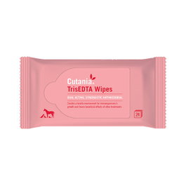 Vetnova Cutania Trisedta Wipes 24 Toallitas
