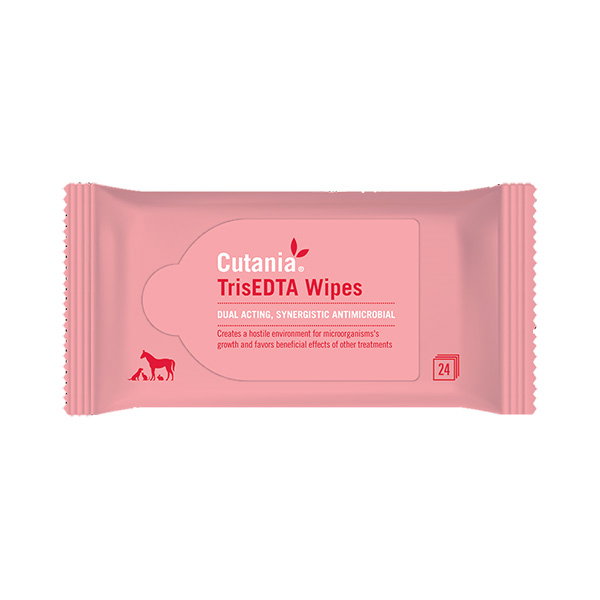 Vetnova Cutania Trisedta Wipes 24 toallitas