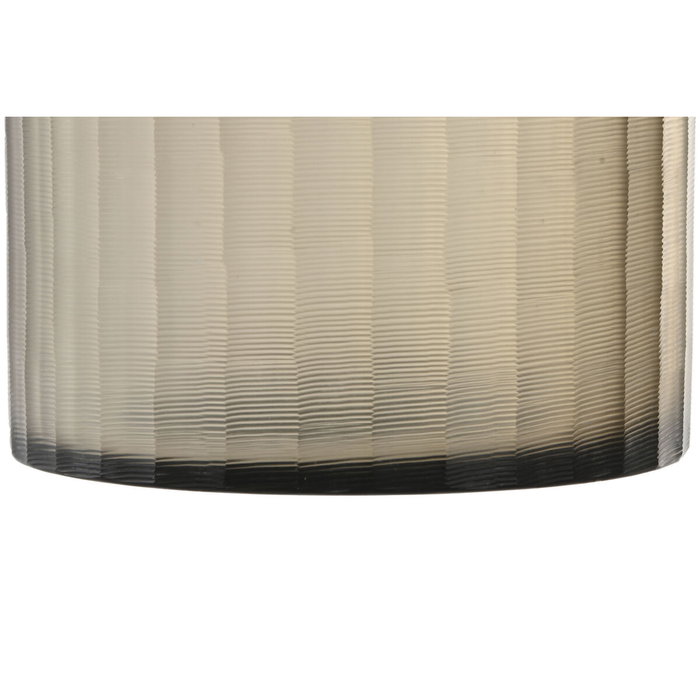 DKD Home Decor Jarrón de Cristal Glaseado 18x18x31 cm