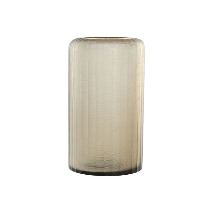DKD Home Decor Jarrón de Cristal Glaseado 18x18x31 cm