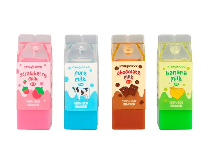 Imaginovo Goma de Borrar Batidos Colores Surtidos Imaginovo Goma de Borrar Batidos Colores Surtidos