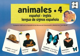 Animales 4 Español Inglés Lengua de Signos Española, VV.AA. - CEPE