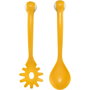 Ototo Pasta Monsters Set de cubiertos para servir Amarillo