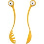 Ototo Pasta Monsters Set de cubiertos para servir Amarillo
