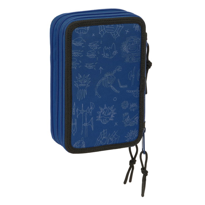 Safta Plumier Triple Como Entrenar a Tu Dragón 37 Pcs